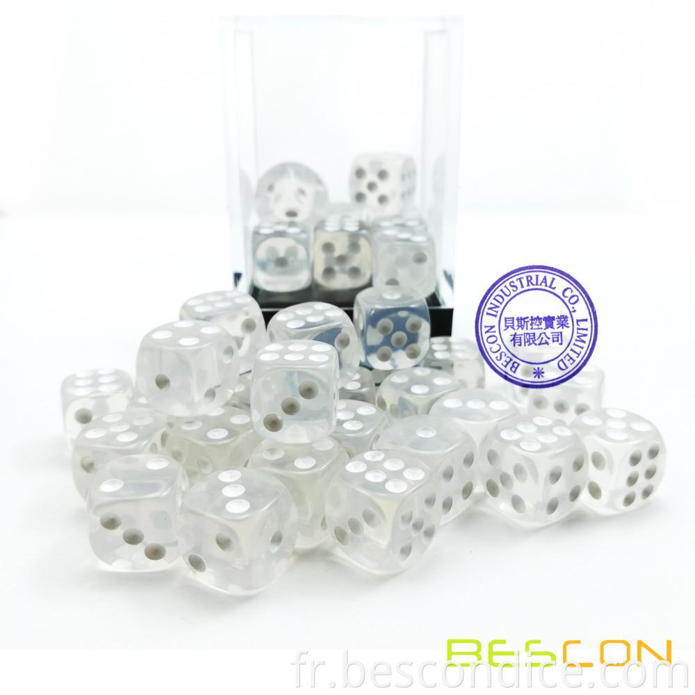 12mm 6 Sided Game Dice Set Of 36pcs 4